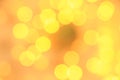 Golden bokeh lights abstract background Royalty Free Stock Photo