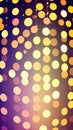 Golden Bokeh Lights with Soft Gradient Texture Background for Party Celebration Royalty Free Stock Photo