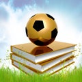 Golden book about soccer