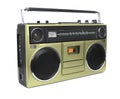 The Golden Boombox Royalty Free Stock Photo