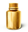 Golden bottle