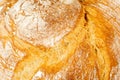Golden Bread Crust Texture Background Royalty Free Stock Photo