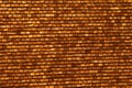 Golden brick wall Royalty Free Stock Photo