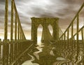 Golden bridge