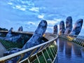 The Golden bridge on Bana Hills,Da Nang,Vietnam.