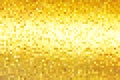 Golden, bright pixel background