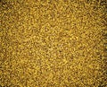 Golden bright scattered dust, texture with shimmering. Vector illustration.
