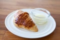 Golden brown baked pastry