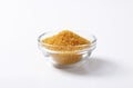 Golden brown raw cane sugar Royalty Free Stock Photo