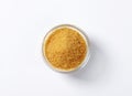 Golden brown raw cane sugar Royalty Free Stock Photo