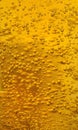 Golden bubbles of beer texture Royalty Free Stock Photo