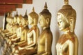 Golden Budas Royalty Free Stock Photo
