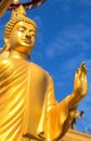 The golden Budda Royalty Free Stock Photo