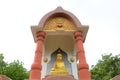 Golden budda statue Royalty Free Stock Photo