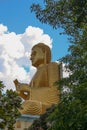 Golden Buddah statue at Dambulla, Sri Lanka Royalty Free Stock Photo