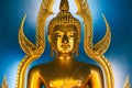 Golden buddha Royalty Free Stock Photo