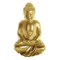 Golden buddha Royalty Free Stock Photo