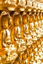 Golden Buddha background Royalty Free Stock Photo
