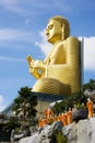 Golden Buddha, Dambulla, Sri Lanka Royalty Free Stock Photo