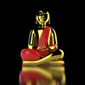 Golden Buddha figurine