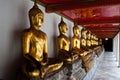 Golden Buddha image Royalty Free Stock Photo