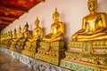 Golden Buddha image Royalty Free Stock Photo