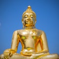 Golden buddha image Royalty Free Stock Photo