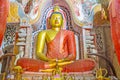 The golden Buddha in Lankathilaka Temple
