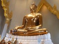 The Golden Buddha in Bangkok Thailand Royalty Free Stock Photo
