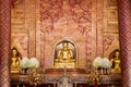 Golden Buddha Phra Buddha Sihing is located in Wat Phra Sing W