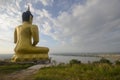 The Golden Buddha at Phu Salao temple, Pakse, Laos.