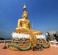 Golden buddha statue Royalty Free Stock Photo