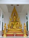 Golden buddha statue Royalty Free Stock Photo