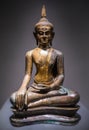 Golden Buddha statue ancient art