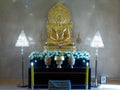 Golden Buddha statue in Ancient Siam