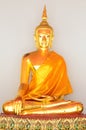 Golden Buddha Statue (Golden Buddha) at Wat Pho Royalty Free Stock Photo