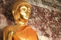 Golden buddha statue bangkok thailand