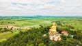 Golden Buddha Statue in mist of The hall of public Temple