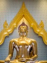 Golden Buddha statue in a temple