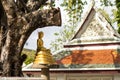 Golden Buddha statue in Temple Royalty Free Stock Photo