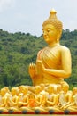 Golden buddha statue