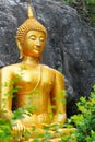 Golden buddha statue