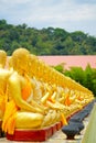 Golden buddha statue