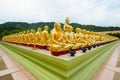 Golden buddha statue