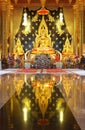 Golden buddha statue, Thailand Royalty Free Stock Photo