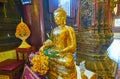 Golden Buddha statue, Wat Phan Tao, Chiang Mai, Thailand