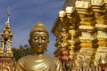 Golden Buddha statue at Wat Phra That Doi Suthep in Chiang Mai, Thailand Royalty Free Stock Photo