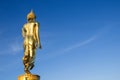 Golden buddha statue , Wat Phra That Khao Noi, Nan province, Thailand Royalty Free Stock Photo