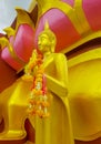 Golden Buddha statue Wat Phra Yai temple Koh Samui Thailand Royalty Free Stock Photo