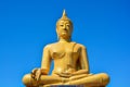Golden Buddha statue at wat pigulthong temple Royalty Free Stock Photo